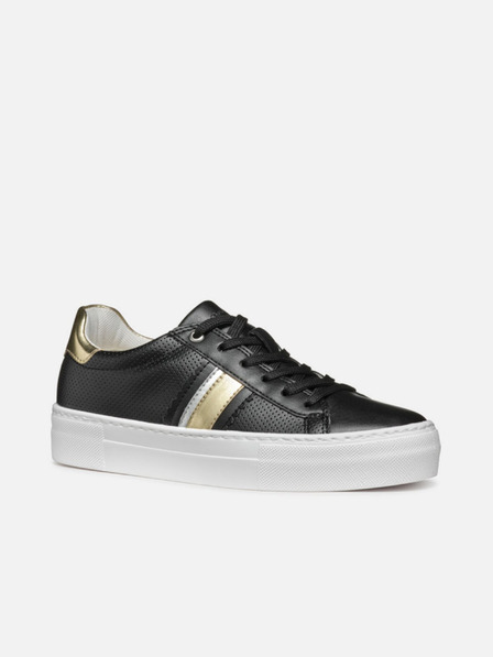 Geox Schwarz Damen Geox Claudin Turnschuhe