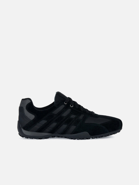 Geox Schwarz Herren Geox Snake Turnschuhe