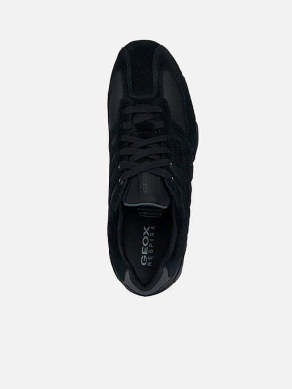 Geox Schwarz Herren Geox Snake Turnschuhe