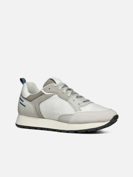 Geox Weiße Herren Geox Partenio Turnschuhe