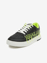 Versace Jeans Couture Grüne und schwarze Herren-Turnschuhe Versace Jeans Couture