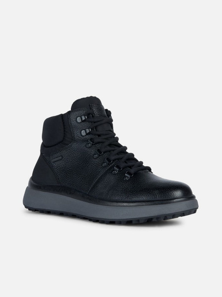 Geox Schwarze Herren-Stiefeletten Geox Granito + Grip B A