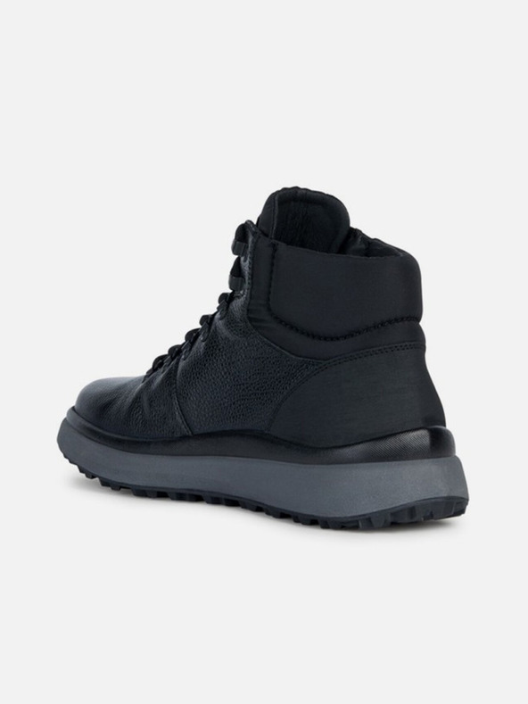 Geox Schwarze Herren-Stiefeletten Geox Granito + Grip B A