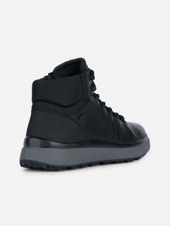 Geox Schwarze Herren-Stiefeletten Geox Granito + Grip B A