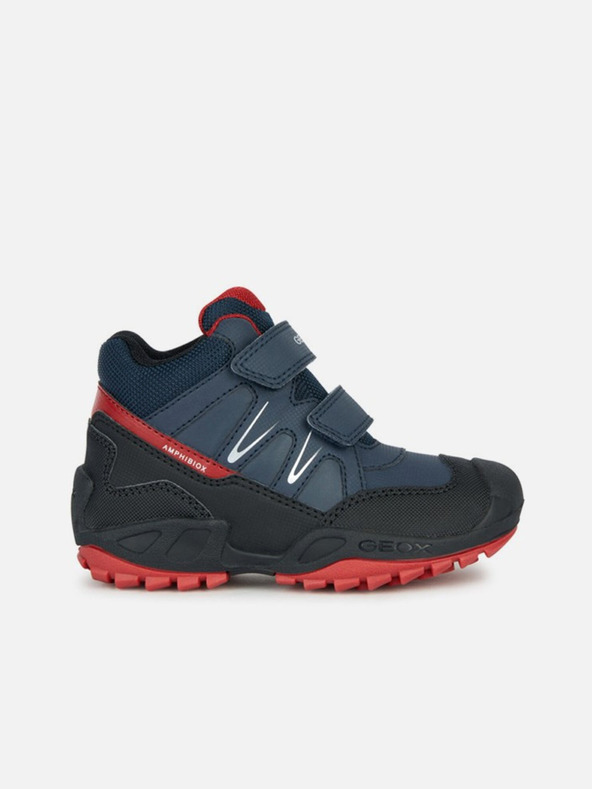 Geox Dunkelblaue Geox New Savage Jungenstiefeletten b a