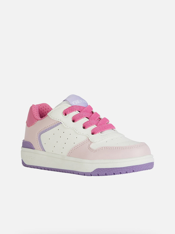 Geox Weiße Mädchen Turnschuhe Geox Washiba