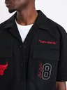 Celio Schwarzes Herren Celio NBA Chicago Bulls Shirt