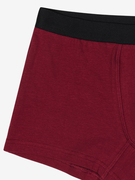Ombre Clothing Burgunderfarbene Herren Boxershorts Ombre Kleidung