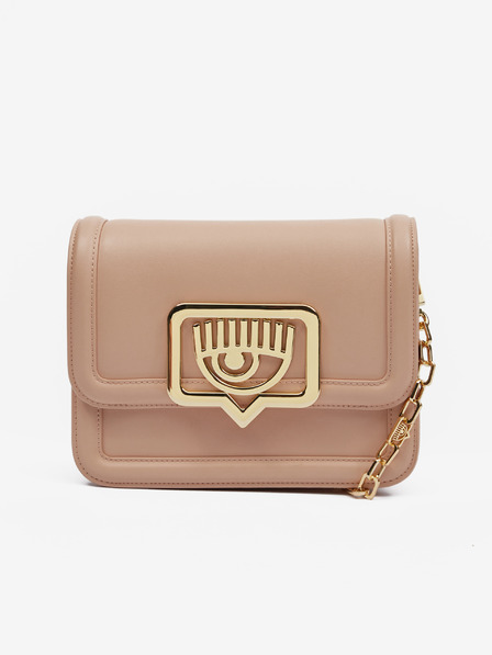 CHIARA FERRAGNI Beige Damen CHIARA FERRAGNI Eyelike Schnallenhandtasche