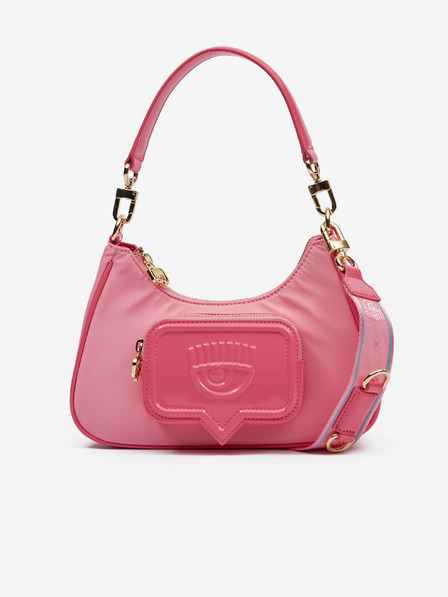 CHIARA FERRAGNI Pinke CHIARA FERRAGNI Handtasche mit aufgesetzter Tasche für Frauen