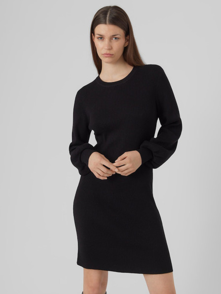 AWARE by VERO MODA Schwarzes Damen Pullover Kleid AWARE by VERO MODA Haya