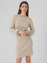 AWARE by VERO MODA Beige Damen Pullover Kleid AWARE by VERO MODA Haya