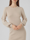 AWARE by VERO MODA Beige Damen Pullover Kleid AWARE by VERO MODA Haya