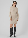 AWARE by VERO MODA Beige Damen Pullover Kleid AWARE by VERO MODA Haya