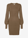 AWARE by VERO MODA Braunes Damen-Sweater-Kleid AWARE von VERO MODA Haya