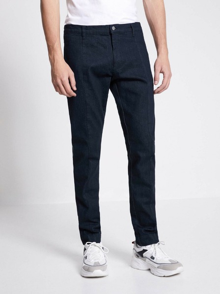 Celio Dunkelblaue Herren Slim Fit Jeans mit Streifen Celio C25