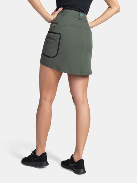 Kilpi Khakifarbener Damen-Sportrock Kilpi ANA