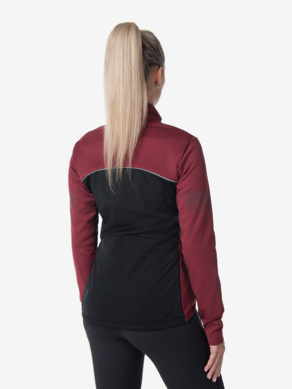 Kilpi Burgunderfarbene Softshell-Jacke für Damen Kilpi VELOVER