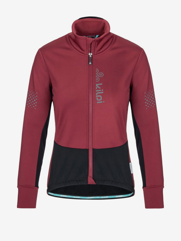 Kilpi Burgunderfarbene Softshell-Jacke für Damen Kilpi VELOVER