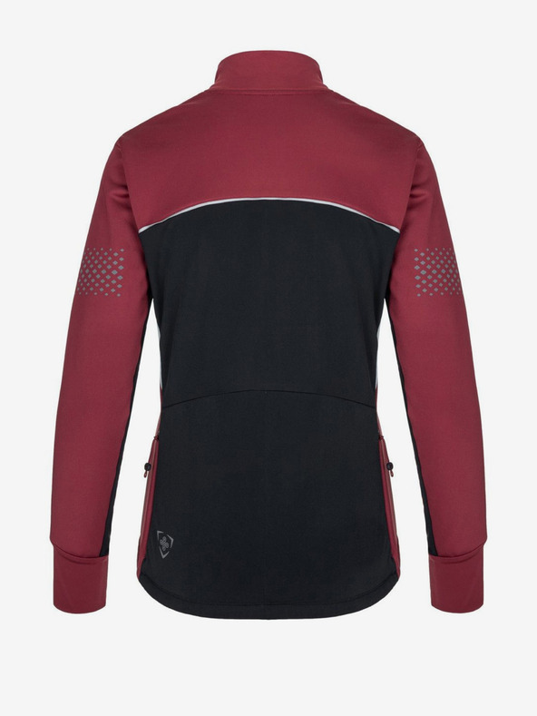 Kilpi Burgunderfarbene Softshell-Jacke für Damen Kilpi VELOVER