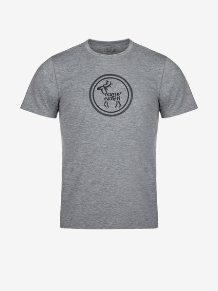 Kilpi Graues bedrucktes Herren-T-Shirt Kilpi BRANDYS