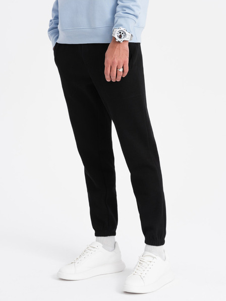 Ombre Clothing Schwarze Herren Sweatpants Ombre Clothing CARROT