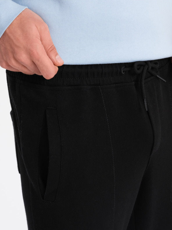 Ombre Clothing Schwarze Herren Sweatpants Ombre Clothing CARROT