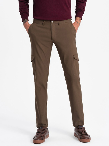 Ombre Clothing Khaki Herren Cargohosen Ombre Kleidung