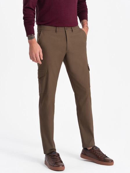 Ombre Clothing Khaki Herren Cargohosen Ombre Kleidung