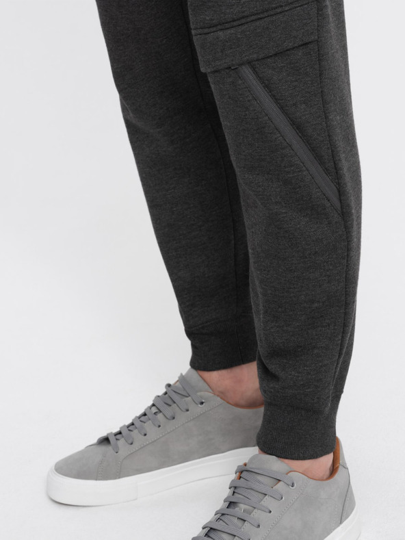 Ombre Clothing Dunkelgrau Herren-Sweatpants Ombre-Kleidung