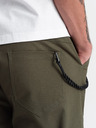 Ombre Clothing Dunkelgrün Herren Cargohosen Ombre Clothing
