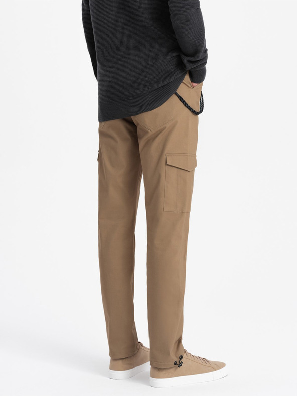 Ombre Clothing Braun Herren Cargo-Hosen Ombre Clothing