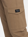 Ombre Clothing Braun Herren Cargo-Hosen Ombre Clothing
