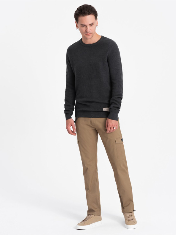 Ombre Clothing Braun Herren Cargo-Hosen Ombre Clothing