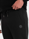 Ombre Clothing Schwarze Herren-Trainingshose Ombre Clothing