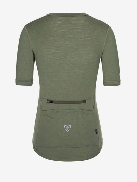 Kilpi Khakifarbenes Damen-Radtrikot Kilpi MEARIL