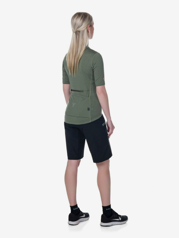Kilpi Khakifarbenes Damen-Radtrikot Kilpi MEARIL
