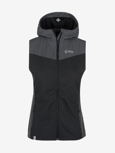 Kilpi Schwarze Damen-Softshell-Weste Kilpi CORTINA