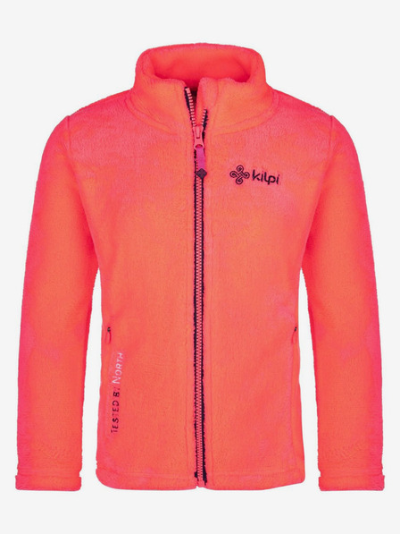 Kilpi Dunkelrosa Mädchen-Fleece-Sweatshirt mit Reißverschluss Kilpi ERIN