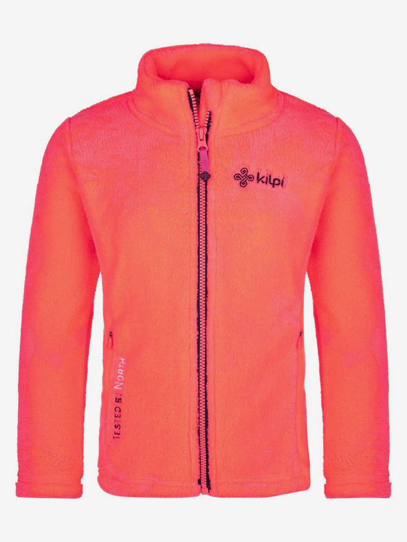Kilpi Dunkelrosa Mädchen-Fleece-Sweatshirt mit Reißverschluss Kilpi ERIN