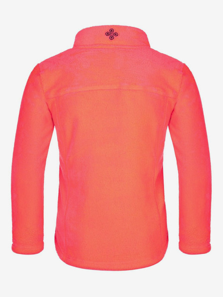 Kilpi Dunkelrosa Mädchen-Fleece-Sweatshirt mit Reißverschluss Kilpi ERIN