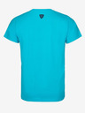 Kilpi Türkisfarbenes bedrucktes Herren-T-Shirt Kilpi TYPON