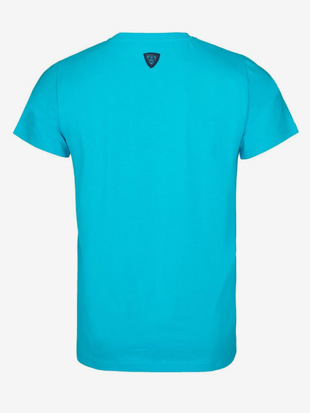 Kilpi Türkisfarbenes bedrucktes Herren-T-Shirt Kilpi TYPON