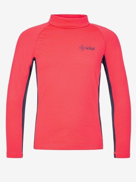 Kilpi Dunkelrosa Mädchen-Thermo-T-Shirt mit Stehkragen Kilpi WILLIE