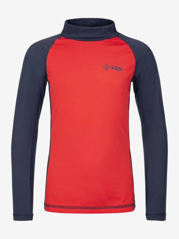 Kilpi Blaues und rotes Baby-Thermo-T-Shirt mit Stehkragen Kilpi WILLIE