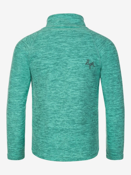 Kilpi Türkisfarbenes Kinder-Fleece-Sweatshirt Kilpi ALMERI-J