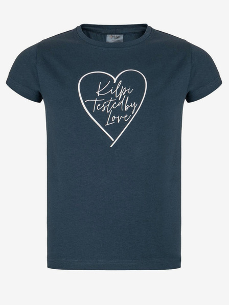 Kilpi Dunkelblaues Baumwoll-T-Shirt für Mädchen Kilpi ALBION-JG