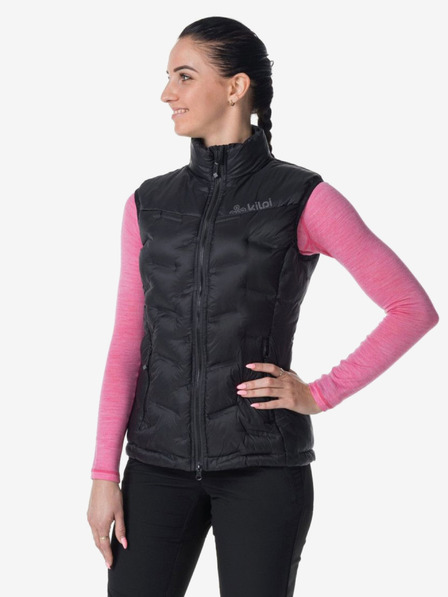 Kilpi Schwarze Steppweste für Damen Kilpi NAI