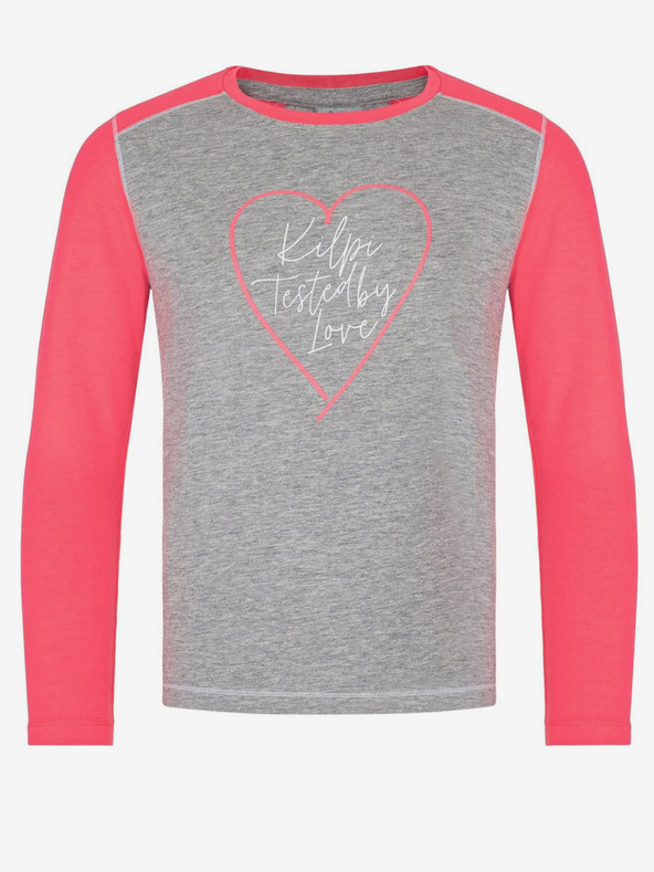 Kilpi Hellgraues Langarm-T-Shirt für Mädchen Kilpi SONIER