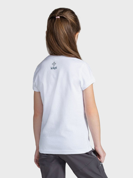 Kilpi Weißes T-Shirt für Kinder mit Aufdruck Kilpi MALGA